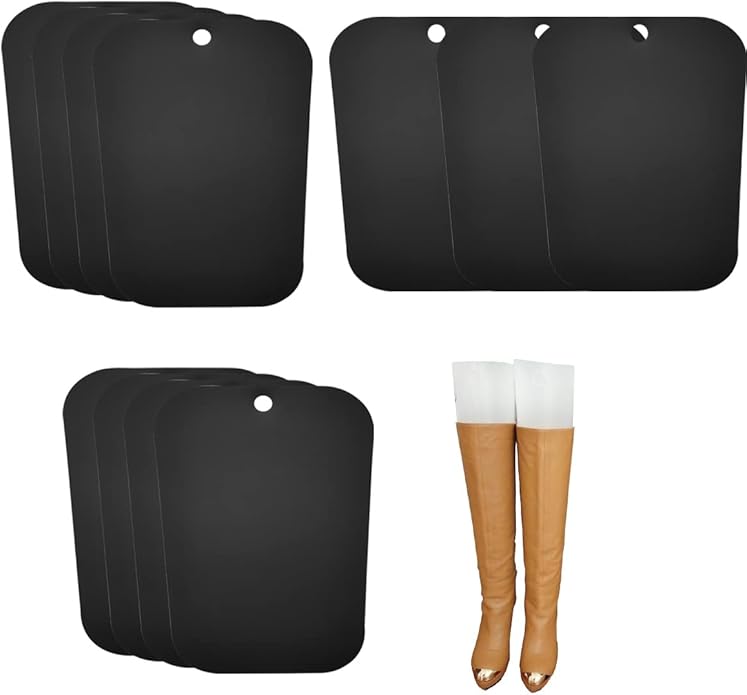 6 Pairs Boot Shaper Form Inserts Support Shape Shoe Tree Tall Short Boot Shaper Support for Women and Men