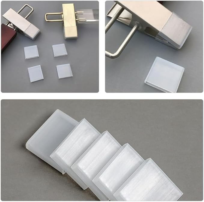 Transparent Silicone Hanger Grips 50 Pcs Non Slip Pants Rack Anti Slip Cover for Clothes Hangers Indoor Outdoor Use 0.78X0.74X0.19In