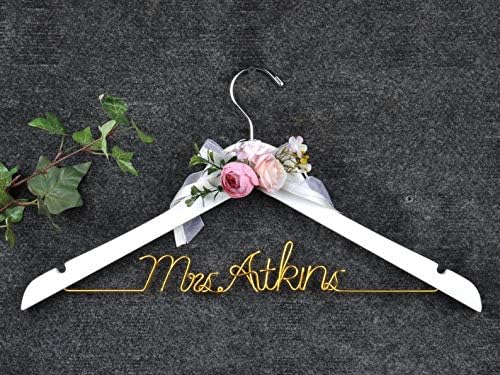 Personalized Bride Hanger, Wedding, Lady, Custom, Honor Maid, Bridesmaid, Doctor, Graduation Dress