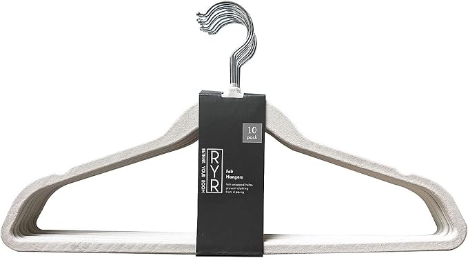 60 Pack Velvet Hangers - Non-Slip and Space-Saving Closet Organizers - Durable Soft-Touch, White Hangers for Clothes, Coats, and Wardrobe Essentials Luxury, Ganchos De Ropa, Gift