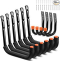 HORUSDY 10-Pack Garage Hooks, Utility Hook, 9" & 6” Garage Heavy Duty Wall Hook for Bikes, Kayak and Hanging Ladders