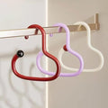 3PCS Bra Hanger for Thick Plastic Closet, Tank Top Organizer 3 Heart Hooks Capacity Space Saving Hanger Closet Organizers and Storage for Tank Top,Hats,Scarf etc. (Multi Heart,3)
