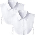 Kalkehay Detachable Dickey Collar Blouse for Women, Fake Half Shirts Faux False Collar for Girls Favors