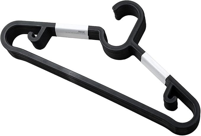 IKEA SPRUTTIG Hanger - Flexible Sturdy Plastic - Perfect for Kids and Toddlers Clothing Wardrobe 7.5 width X 15.25 length (20)