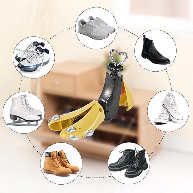 Shoe Stretcher Women Men, Boot Stretcher, Adjustable Unisex Boot Wide Feet Metal Plug