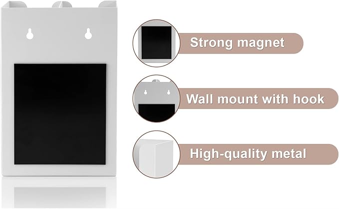 Magnetic Dryer Ball Holder for Laundry Room,Iron Dryer Ball Dispenser for Laundry Storage Container,Laundry Dryer Balls Organizer,Magnetic Dryer Ball Basket,Laundry Room Organization,White(No Balls)