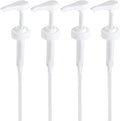 4 Packs Gallon Pump Dispenser, Leak Proof Dispenser for Hand Soap, Laundry Detergent, Sanitizer, Shampoo - 128 OZ Capacity - 38/400 Plastic Gallon Pump Dispenser for Household & Commercial