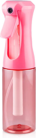 Continuous Spray Bottle for Hair, 1Pack Pink 6.8oz Mister Spray Bottle, Hair Spray Bottles for Hairstyling, Cleaning, Plants, Pets, Salons & More