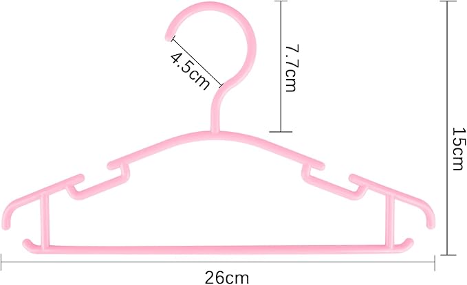GoodtoU Kids Hangers Clothing Kids Plastic Hanger Bulk 60 Pack Toddler Clothes Hangers Infant Toddler Hanger for Closet