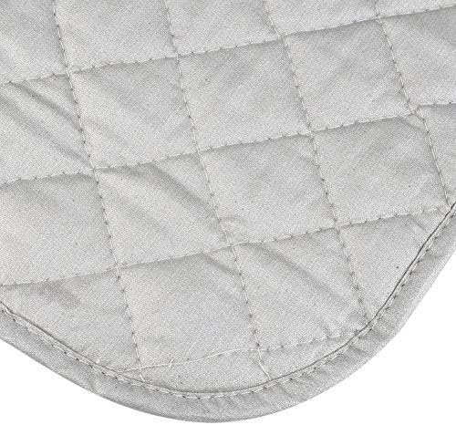 Fdit Portable Ironing Blanket, Magnetic Ironing Mat, Cotton, Heat Resistant Pad for Washer Dryer Table Top Countertop