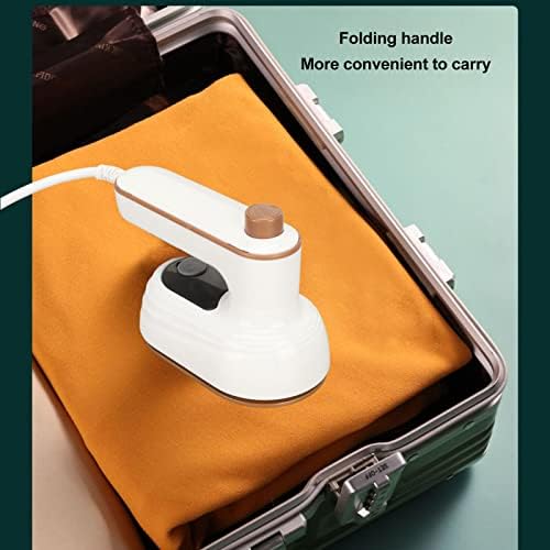 Mini Travel Ironing Machine, 180°Rotatable Handheld Garment for Clothes, Iron Garment, Folding Handle Thermostat for Clothes