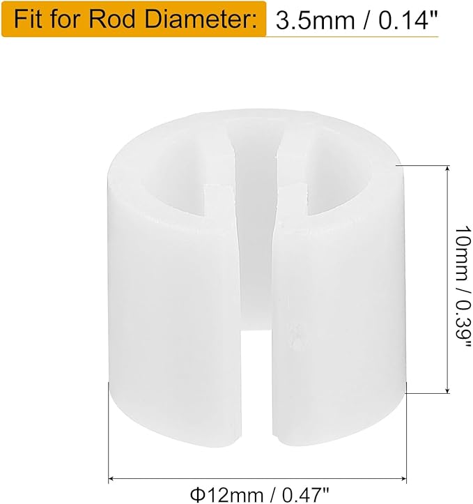 uxcell 150pcs Clothes Hanger Markers Blank Tags, Fit 3.5mm Rod Garment Size Hanger Clips Garment Color Coding Label for Clothing Hangers, White