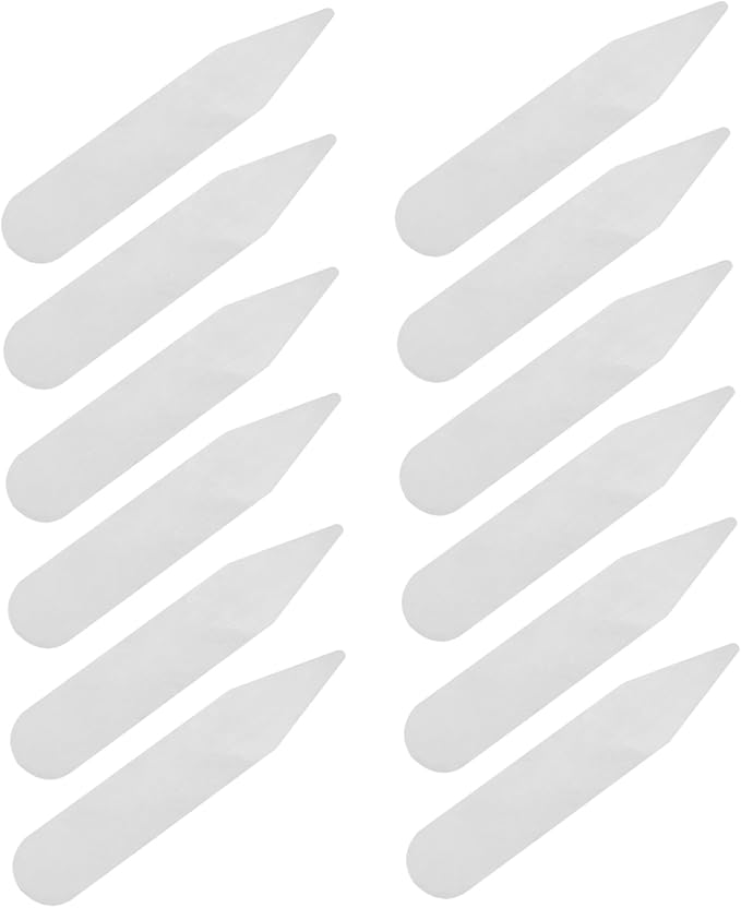 LIFKOME 300pcs Collar Support for Shirts Pet Collar Stays Warping Design for Men and Women Dress Shirts Lightweight and Compact Style