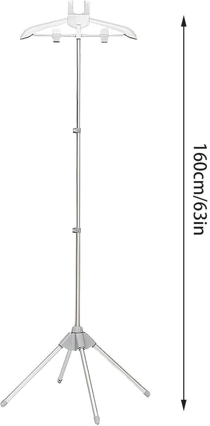 Garment Steamer Stand - Fabric Steamer Ironing Holder, Aluminum Alloy Clothes Drying Rack | Handheld Clothing Steamer Stand, Foldable Garment Steaming Rack Machine Accessory for Hotels and Households