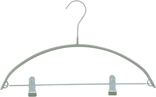 MSV Clothes Hanger Anti-Slip 2 pcs, Steel Silver, 2-Piece