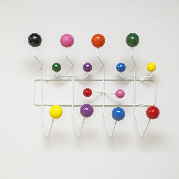 Mod Made Mid Century Modern Bubble Wall Mounted Coat Rack, Multi Color