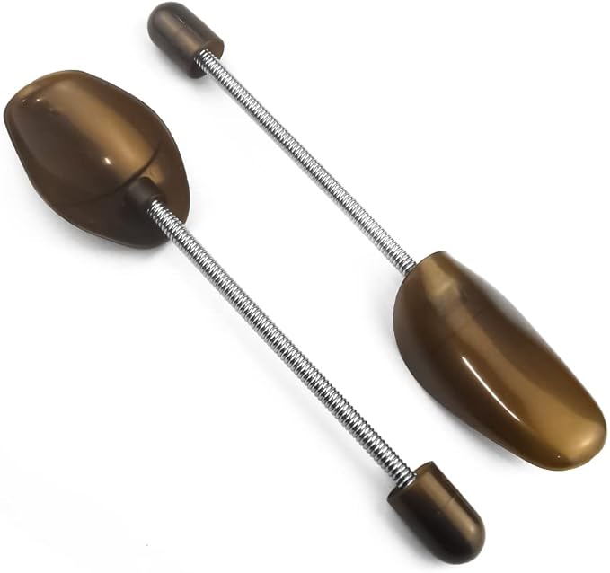 FONHERILI WAJJ 2 Pairs Practical Adjustable Length Women Shoe Tree Stretcher Holder Shaper Support(Spring Brown)