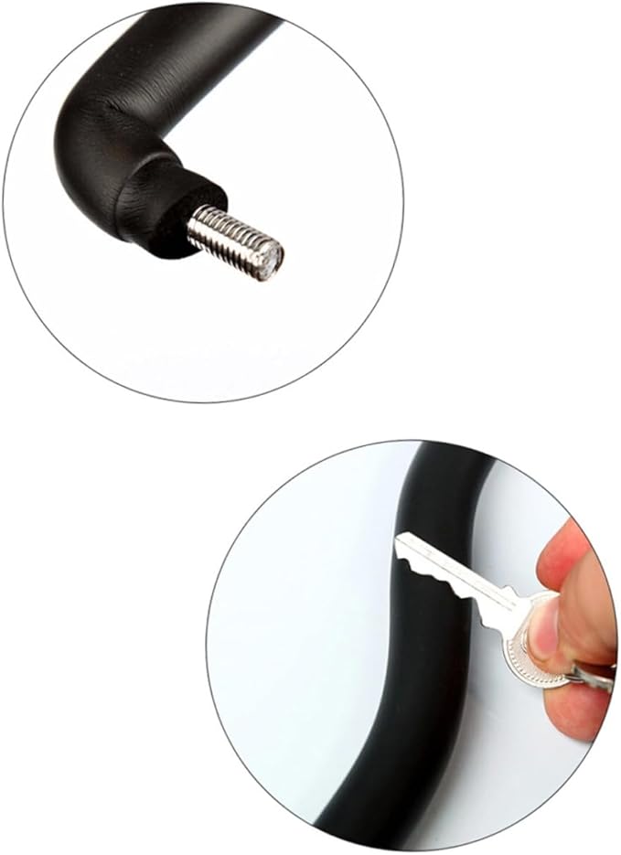 PRETYZOOM Car Seat Hanger Hook for Headrest Auto Vehicle Clothes Holder Coat Jacket Suit Organizer Easy Mount Wrinkle-Free 16.92In Black