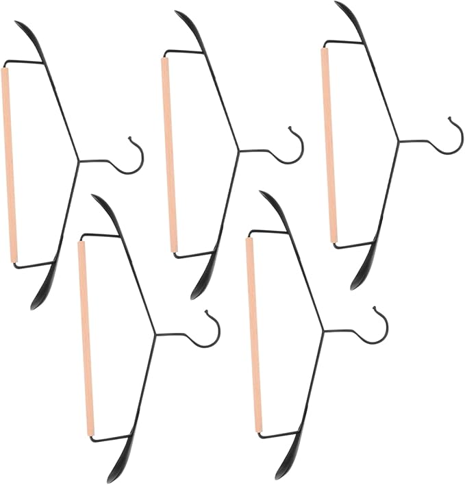 Ciieeo 5pcs Clothes Hanger Sturdy Wide-Shoulder Design for Closet Organization Smooth Edges for Coats Suits and Space-Saving Storage