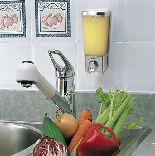 Better Living Products Clear Choice Dispenser I One Chamber Shower Dispenser, Chrome