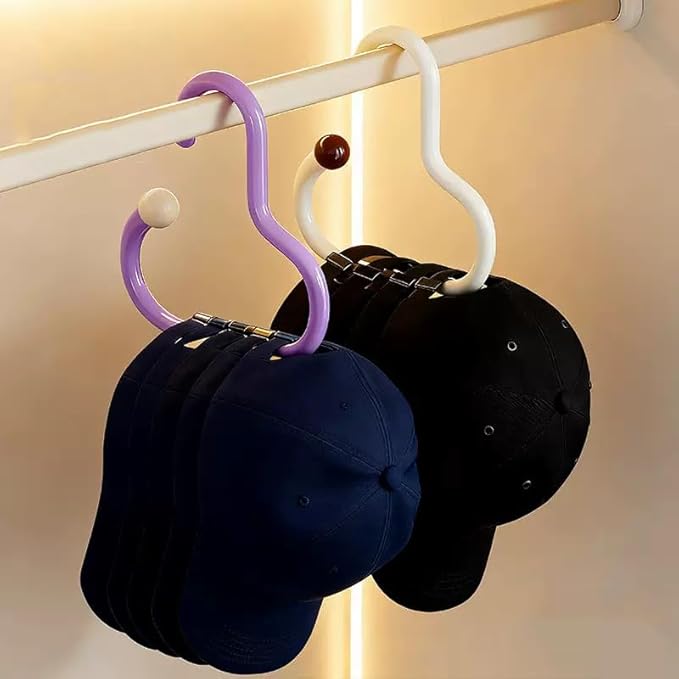 6PCS Bra Hanger for Thick Plastic Closet, Tank Top Organizer 6 Heart Hooks Capacity Space Saving Hanger Closet Organizers and Storage for Tank Top, Hats, Scarf etc. (Multi Heart,6)