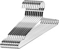 Koja Premium 16.5 inch 304 Stainless Steel 8.0mm Clothes and Coat Hangers, Heavy Duty Metal Hangers, Non-Slip, Space-Saving, Durable Closet Organizer for Shirts, Jackets, Suits, Pants 10-Pack