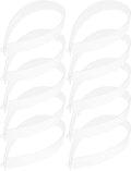 100PCS Clear Collar Stays for Men’s Dress Shirts – Plastic Shirt Collar Inserts for Support & Stiffness Tabs Fixing Strips for Business Weddings and Formal Events
