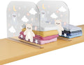 4 Clear Acrylic Shelf Dividers for Closet Organization Closet Shelf Organizers for Clothes, Handbag Organizer & Purse Holder Durable Dividers for Shelves, Bedroom Cabinet