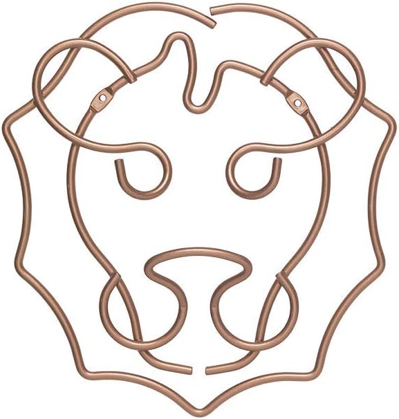 Metaltex Safari Coat Rack, Copper, 27 x 30 cm