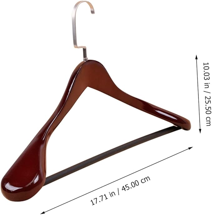 1Pc Thicken Wide Traceless Coat Hanger Solid Drying Rack for Home Use Heavy Duty Foldable Clothes Drying Rack for Coats Jackets and Suits