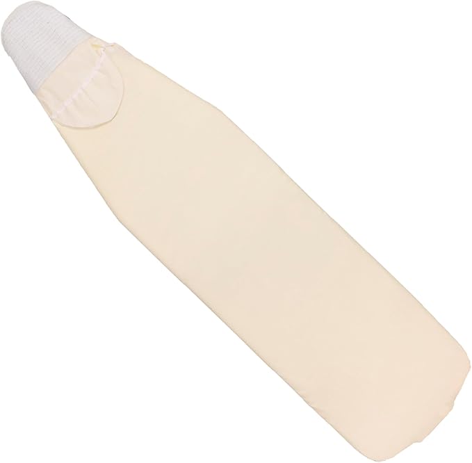 Ritz Professional Heavyweight Ironing Board Pad and Cover Set, Drawstring Closure, Cover and Pad Fits Standard Sized 54" Ironing Boards, Natural Cotton (Ironing Board Not Included)