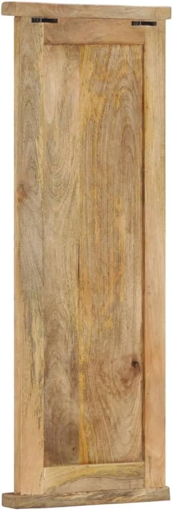 vidaXL Coat Racks Freestanding Solid Mango Wood with Wrought Iron Hooks - Antique-Style Wooden Coat Organizer - 15"x39.4" Wall-Mounted for Bedroom Hallway