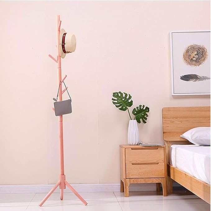 BAKAJI Taglia Unica 2832688 Coat Stand Wood Pink