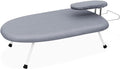 AKOZLIN Tabletop Ironing Board 23.6" L x 14''W x 7''H with Removable Sleeve Board - Folding Legs Cotton Cover Travel Countertop Iron Board