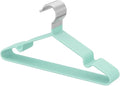 VALINK Coat Hangers Clothes 10 Pack Wire Hangers Heavy Duty Stainless Steel Hangers, Non Slip, Wet or Dry Dual Use Clothes Hanger The Nordic Green