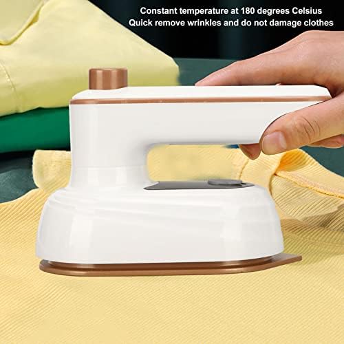 Mini Travel Ironing Machine, 180°Rotatable Handheld Garment for Clothes, Iron Garment, Folding Handle Thermostat for Clothes