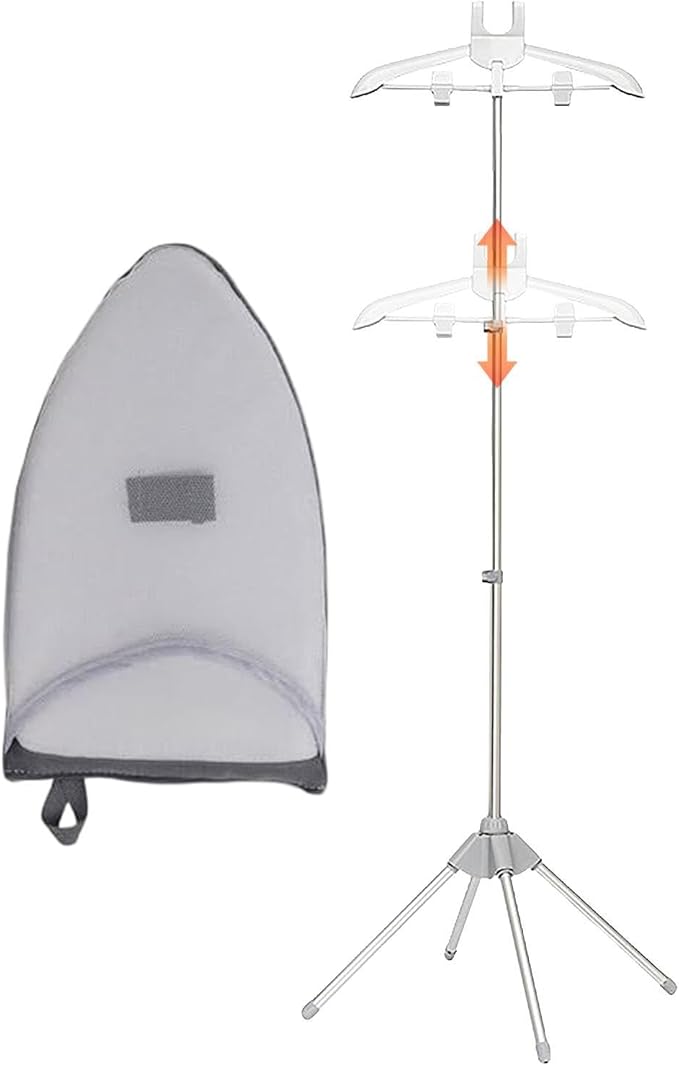 Garment Steamer Stand - Fabric Steamer Ironing Holder, Aluminum Alloy Clothes Drying Rack | Handheld Clothing Steamer Stand, Foldable Garment Steaming Rack Machine Accessory for Hotels and Households