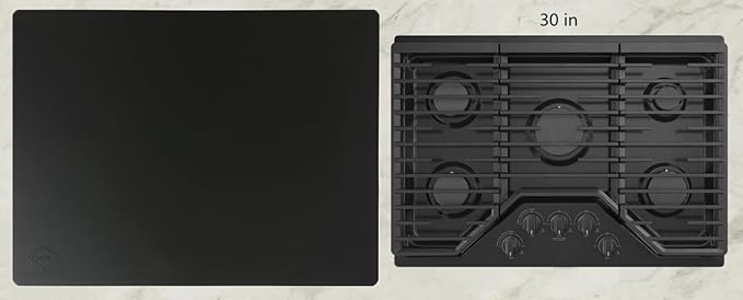 32''x24'', Supmat Ultra Large, Super Versatile Extra Large and Thick Heat Resistant Silicone Mat, Counter Mat, (1, Pure Black)