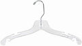 Only Hangers Children's Clear Plastic Dress Hanger - 14" (50)
