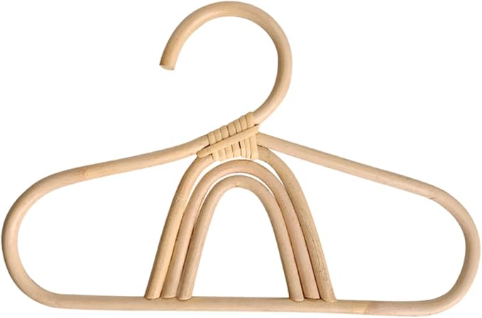 Children Hanger Hanging Wall Decor Moon Decor Hat Hanger Boho Heavy Duty Clothes Rack Kids Room Hangers Bohemian Kids Clothes Rack Hat Baby Skirt Rattan