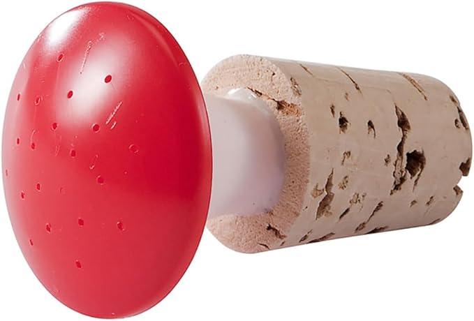 Hutzler Laundry Sprinkler 2pc Set, Cork with Plastic Spout - Use for Dampening Clothes for Ironing