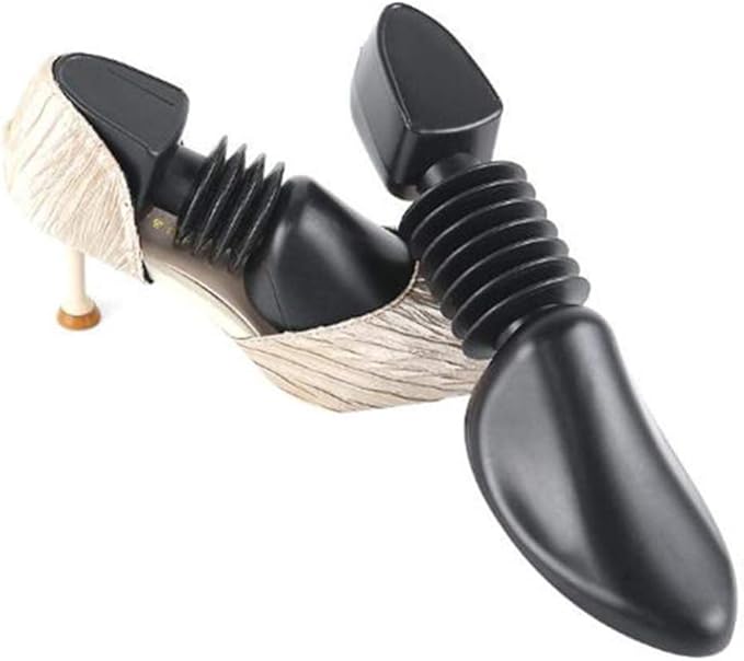 2Pcs Plastic Shoe Tree Adjustable Telescopic Shoe Stretcher Widener Expanders Boot Holder Shoe Fixing Devices (Female)