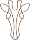 Metaltex Safari Coat Rack, Copper, 20 x 33 cm