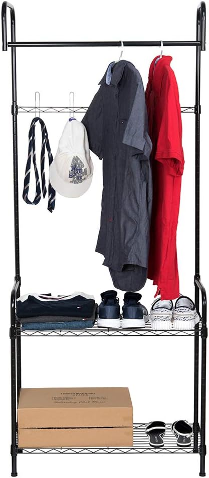 Modern Home Entryway/Mudroom Coat/Hat/Shoe Rack Organizer - Entrance Hall Tree Storage Rack for Jackets, Umbrella, Caps, Backpacks, Scarves and more