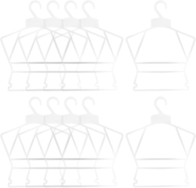 Baby Clothes Hangers Plastic Kids Hangers for Infant Clothes Drying Rack Non-Slip Toddler Organizer Space Saving