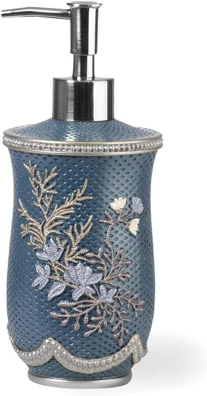 Zahari Home Capri Stylish Soap Dispenser Set - Modern Print Design for Kitchen and Bathroom - Lotion Pump, Dish Soap, Hand Sanitizer, Hand Soap - Cute and Practical