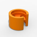 Blank Hanger Size Markers - 100pcs/bag (100, Orange)