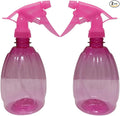 Spray Bottles 500ml 16 Oz Clean Squirt Bottle Colorful Multi-uses Spray Bottles for Cleaning, Water Flowers, Plant Care, Ironing, Hair Care, Gardening Cosmetics Kitchen Bathroom (Pack of 2) Pink