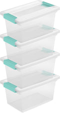Sterilite 12-Pack Clip Box, Clear Storage for Crafts, Supplies and Office Items, Medium
