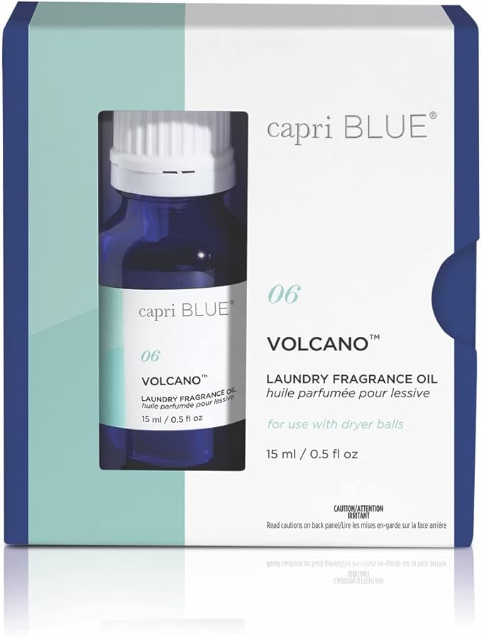 Capri Blue Volcano Fragrance Oil - Essential Oils for Wool Dryer Balls - Formulated with Grapefruit & Tangerine Essential Oils (0.5 fl oz)